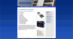 Desktop Screenshot of escon-test.com