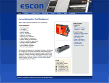 Tablet Screenshot of escon-test.com